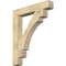 Ekena Millwork Merced Block Rough Sawn Bracket, Douglas Fir, 6"W x 40"D x 48"H BKT06X40X48MRC05RDF - alternate 1